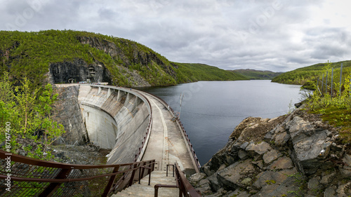 Staudamm Alta Norwegen Norway