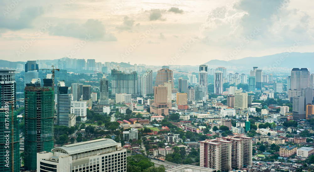 Kuala Lumpur panoramic view