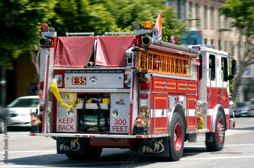 Fire Engine Truck of San Francisco Fire Department (SFFD) photo