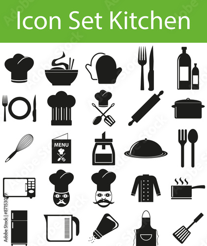 Icon Set Kitchen