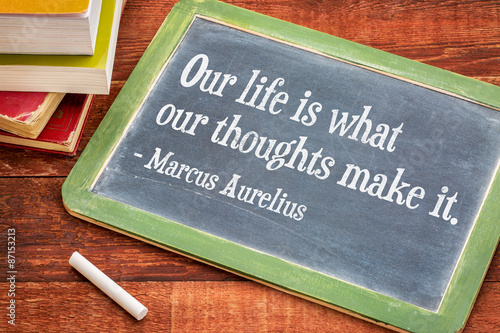 Fototapeta Naklejka Na Ścianę i Meble -  Marcus Aurelius on life and thoughts