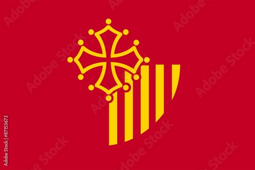 Photos Drapeaux des régions de France: Languedoc-Roussillon