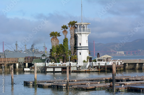 Forbes Island in Fisherman Wharf San Francisco CA