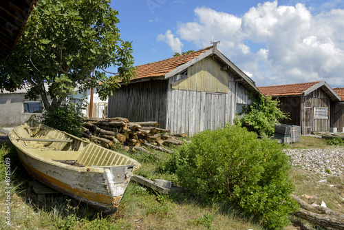 Port ostreicole, Gujan Mestras, Bassin d'Arcachon, Landes de Gascogne, 33, Gironde photo