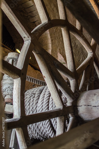 Roue en bois