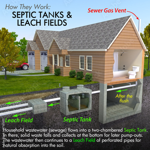 Septic Tank System Diagram