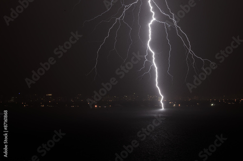 Mother Nature/ lightning over the bay