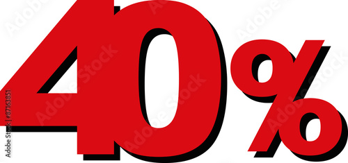 High Quality Graphic Illustration Vector Sale 40 Percent