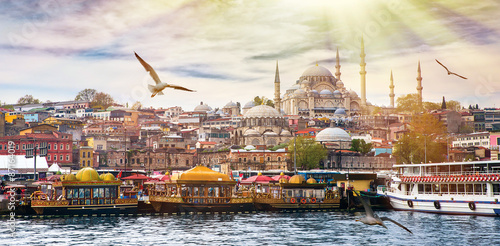 Billede på lærred Istanbul the capital of Turkey, eastern tourist city.
