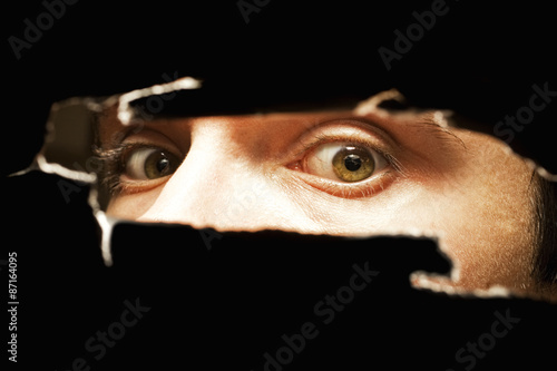 Wallpaper Mural Scary eyes of a man Torontodigital.ca