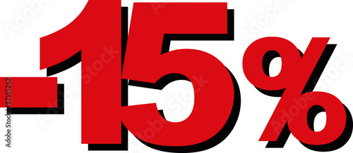 High Quality Graphic Illustration Vector Sale 15 Percent