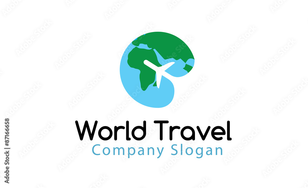 World Travel Logo template World Travel Logo template