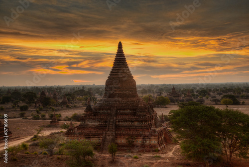 Sunrise in Bagan Myanmar