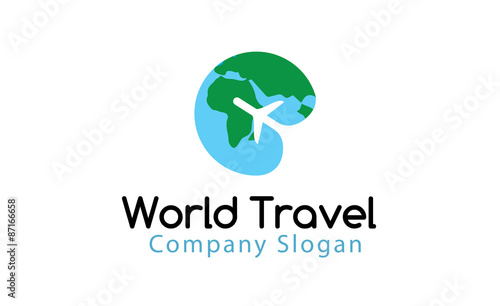 World Travel Logo template