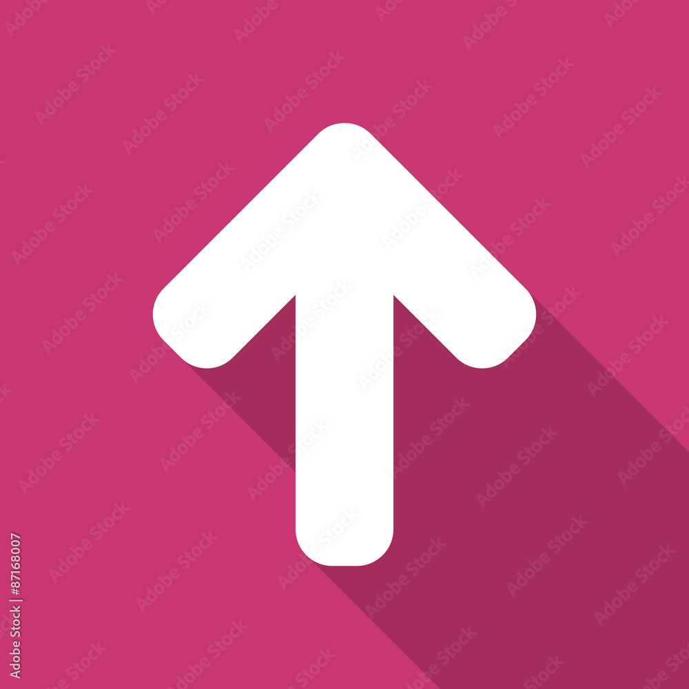 up arrow flat design modern icon up arrow flat design modern icon