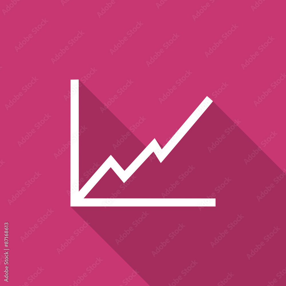 chart flat design modern icon chart flat design modern icon