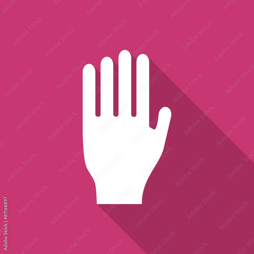 Obraz premium stop flat design modern icon