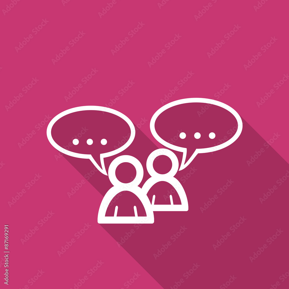 forum flat design modern icon forum flat design modern icon