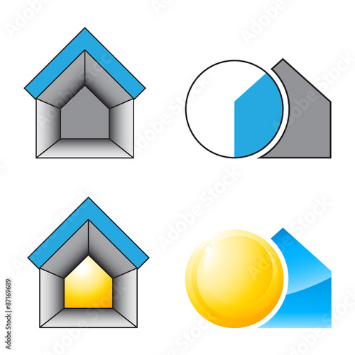 Haus, Immobilie - Logos
