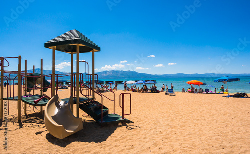 Beautiful Lake Tahoe, California. photo