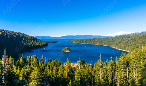 Amazing view of Emerald Bay, Lake Tahoe, California.