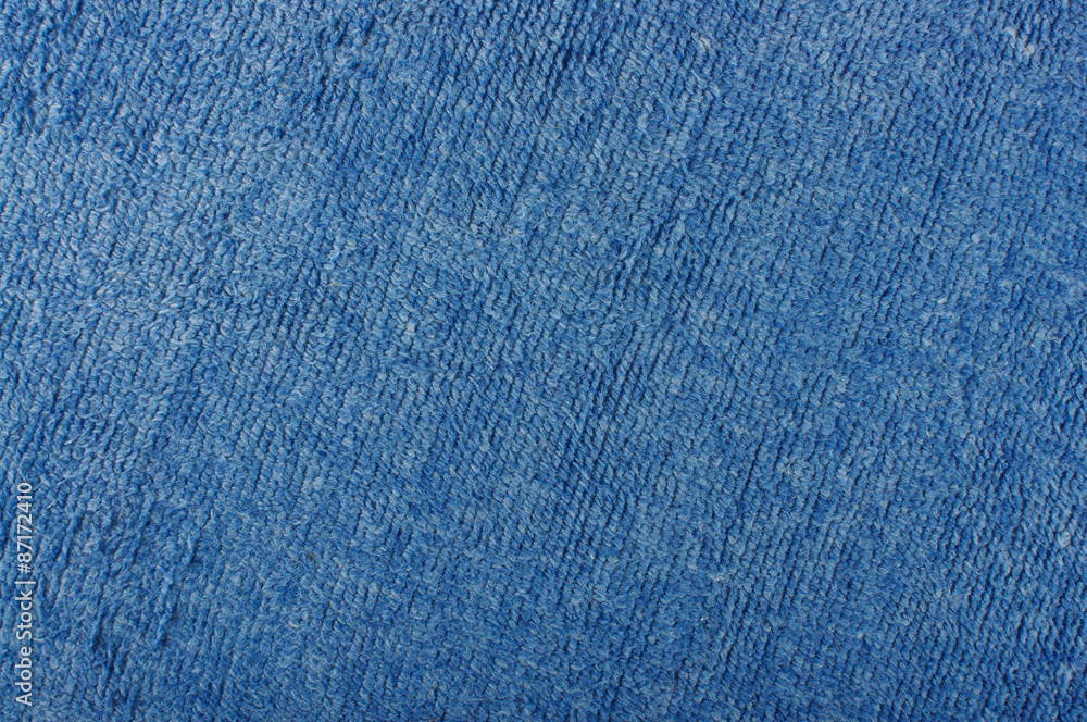 Blue terry towel surface pattern Blue terry towel surface pattern