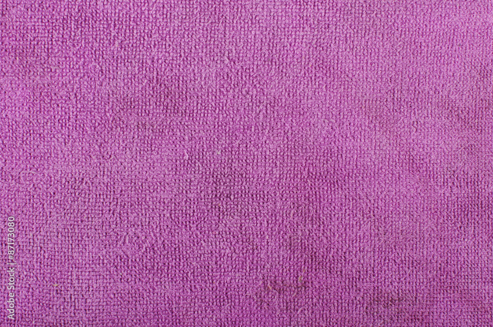 Fototapeta premium Purple microfiber cleaning cloth abstract surface pattern