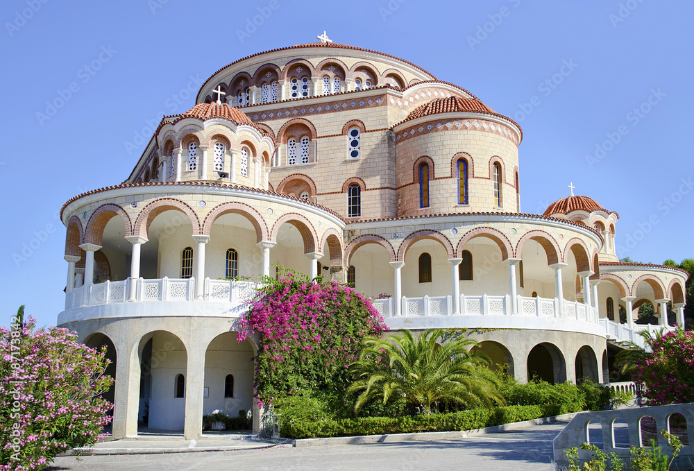 the Monastery of Saint Nectarios in Aegina island Greece