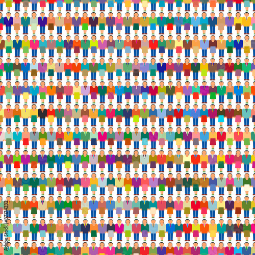 Big Crowd Group People Population; eps8