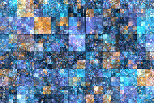 Blue Mosaic © StereoVision