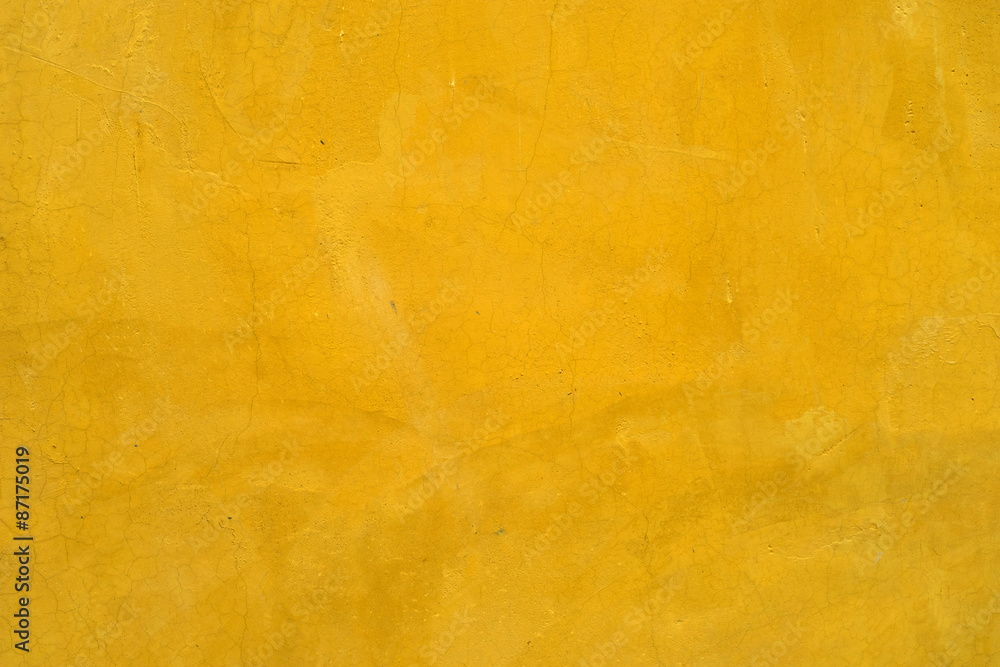 Real concrete with yellow white clolored hand paint mixed textur Real concrete with yellow white clolored hand paint mixed textur