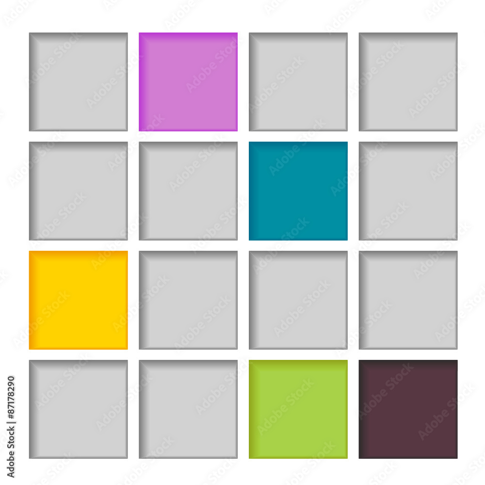 abstract square color vector