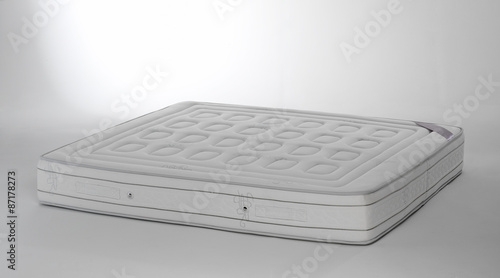 Orthopedic Mattress on white background
