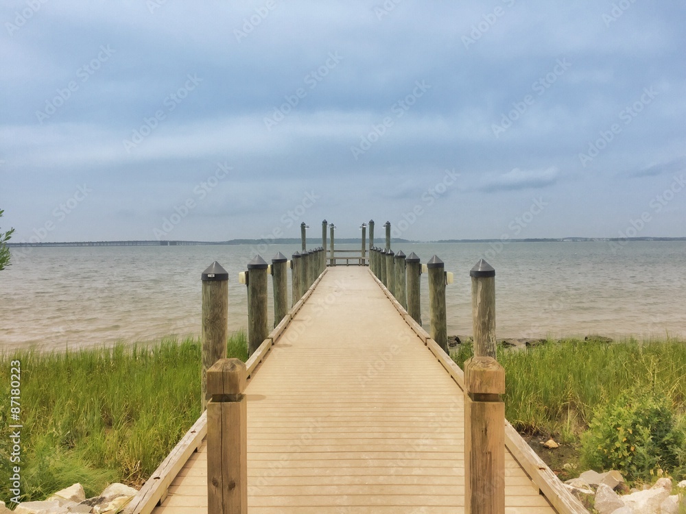 Obraz premium Fishing Pier