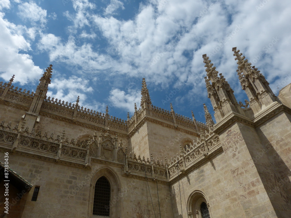 Zinnen der Kathedrale von Granada