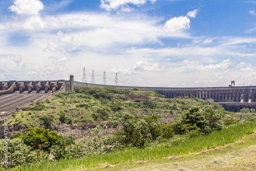 Itaipu Dam, Foz do Iguacu, Brazil. photo