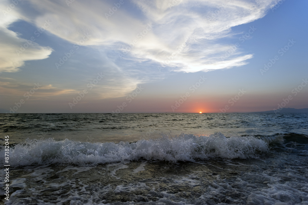 Ocean Landscape Sunset