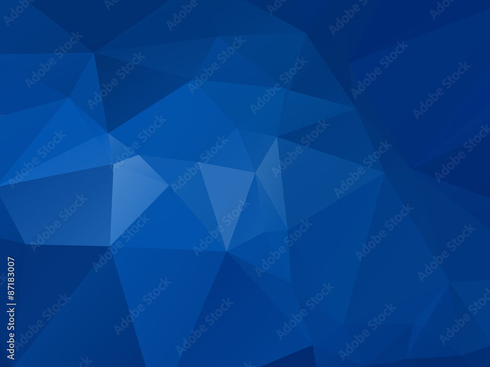 Obraz premium Blue Triangular Triangle Background