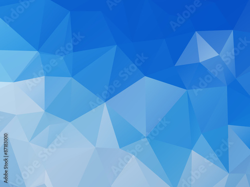 Blue Triangular Triangle Background