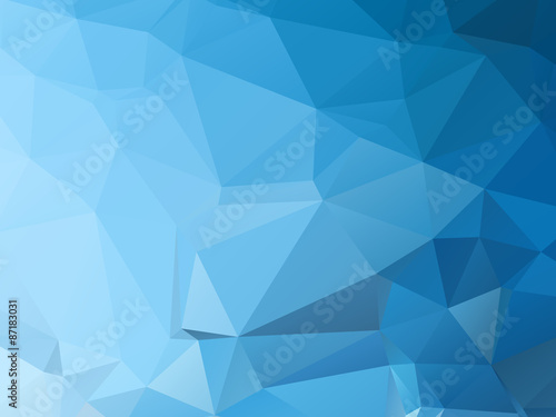 Blue Triangular Triangle Background