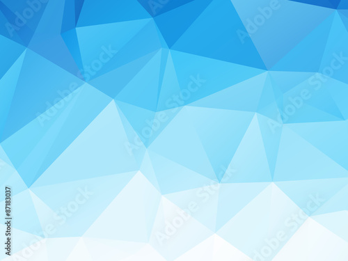 Blue Triangular Triangle Background