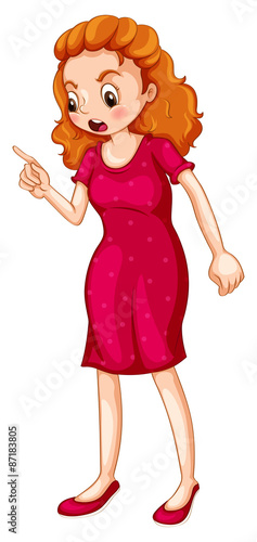 Angry woman