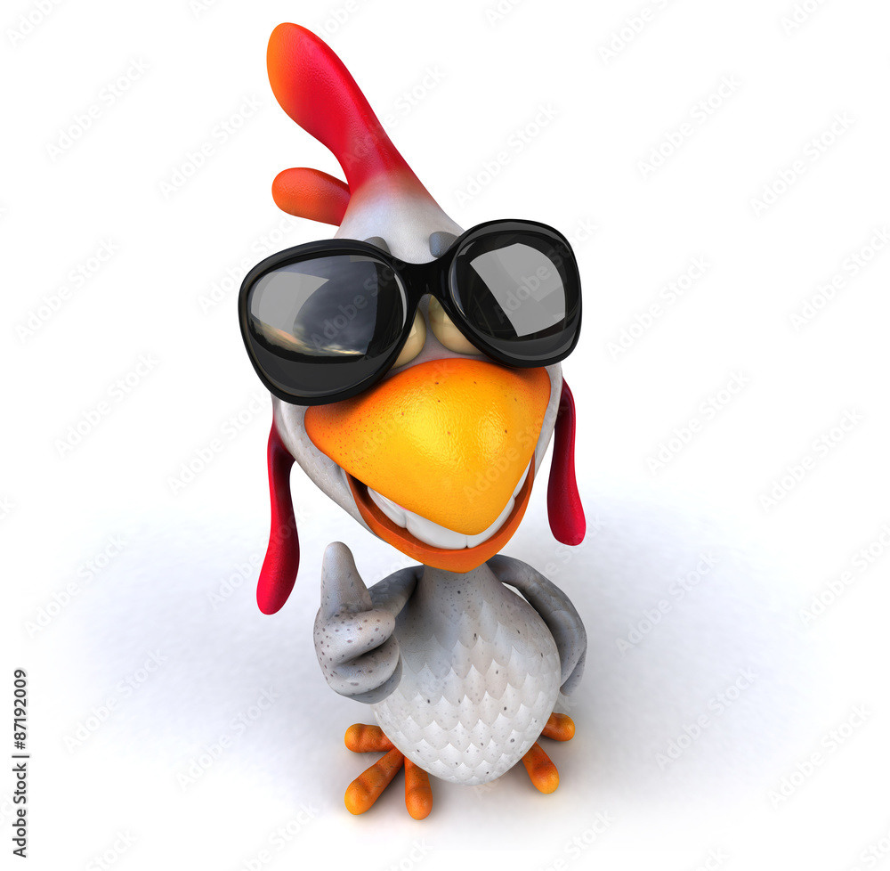 Obraz premium Fun chicken