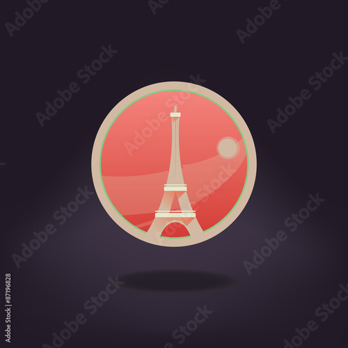 Travel label  Paris