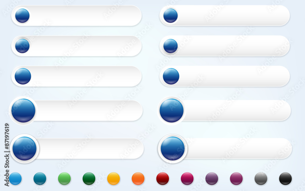 Set of web banners with place for your text and icons Set of web banners with place for your text and icons