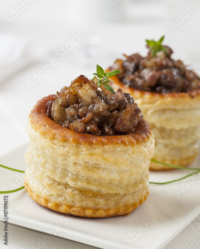 Stuffed vol au vent photo