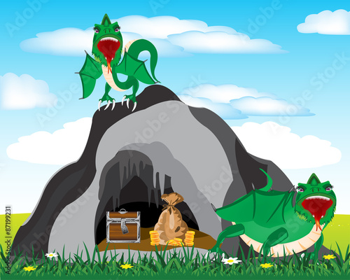 Cave and dragons