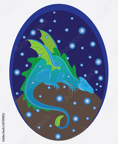 The sleeping sea dragon.
