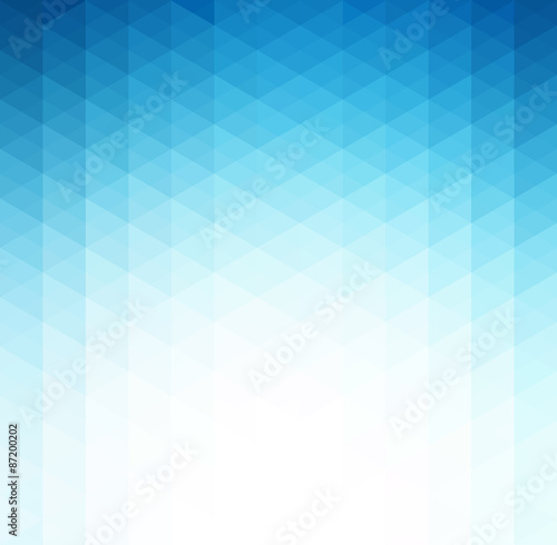 Abstract blue geometric technology background 