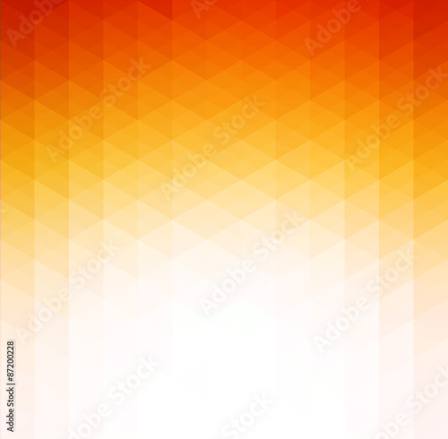 Abstract orange geometric technology background 
